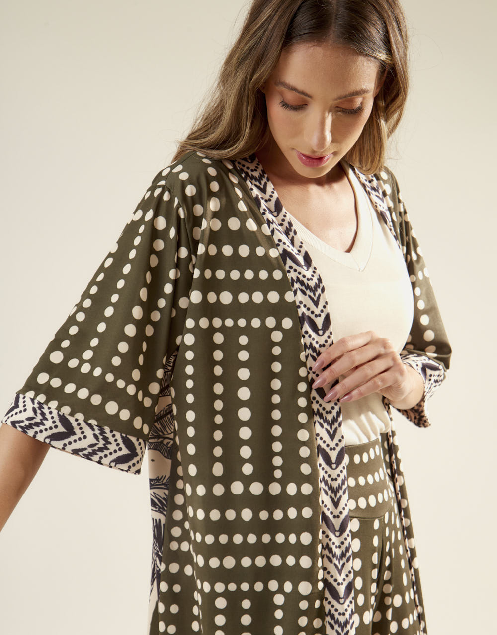 Zoe Printed Kimono
