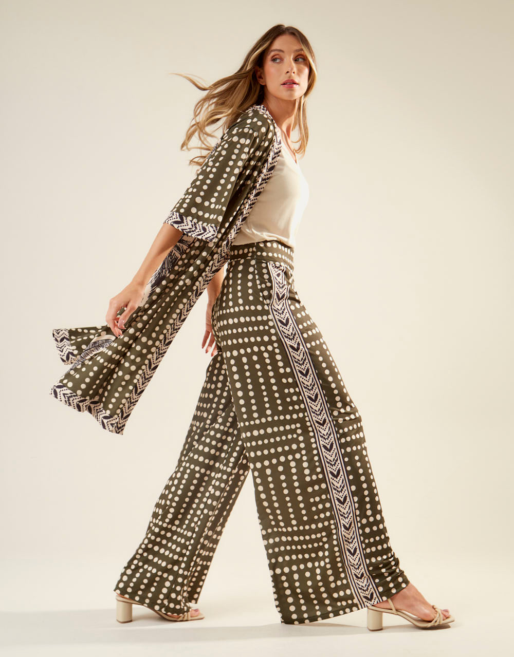 Zoe Printed Kimono