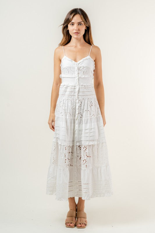 Camilla Eyelet Dress Fore Collection