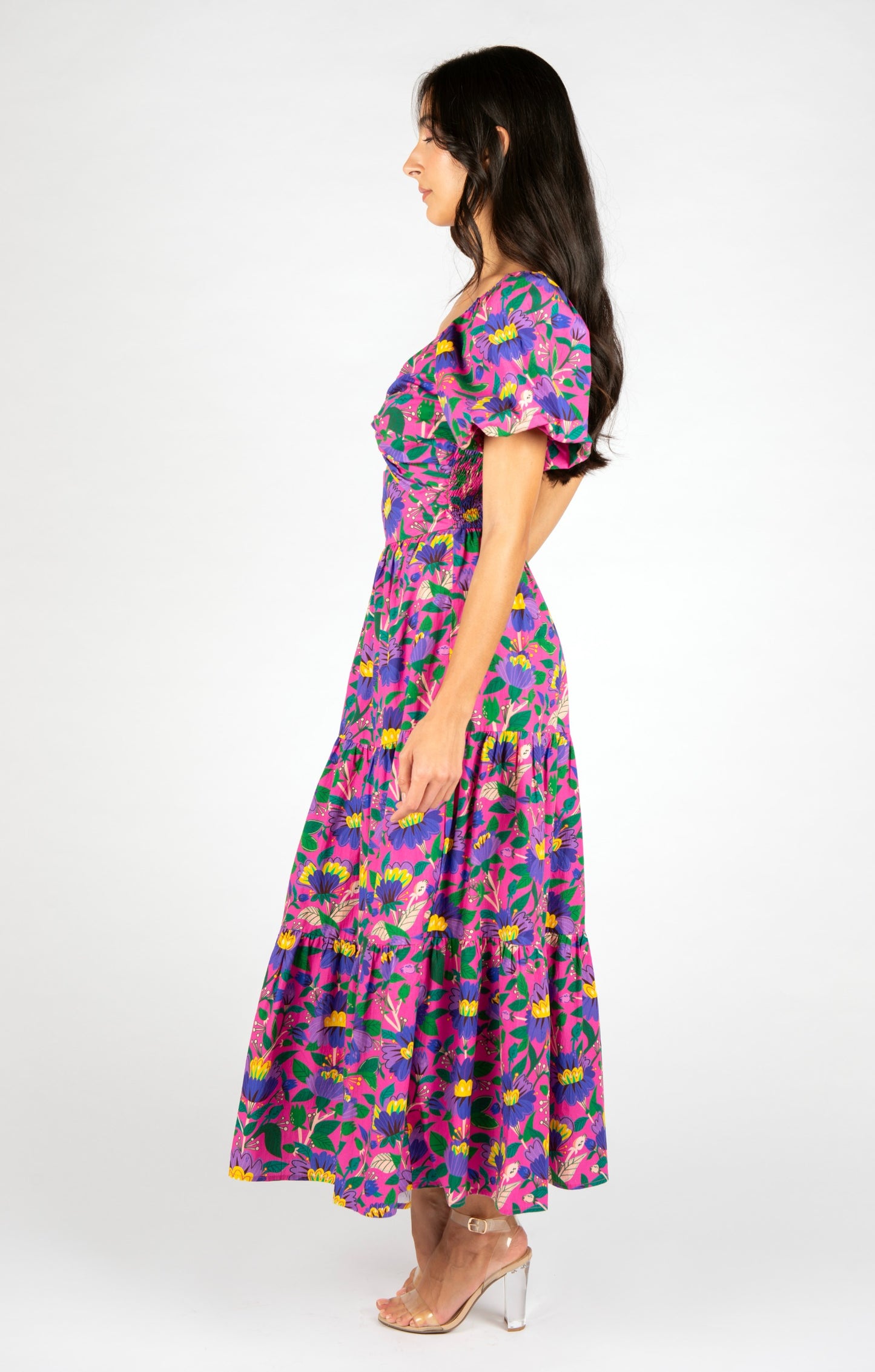 Clara Floral Printed Dress