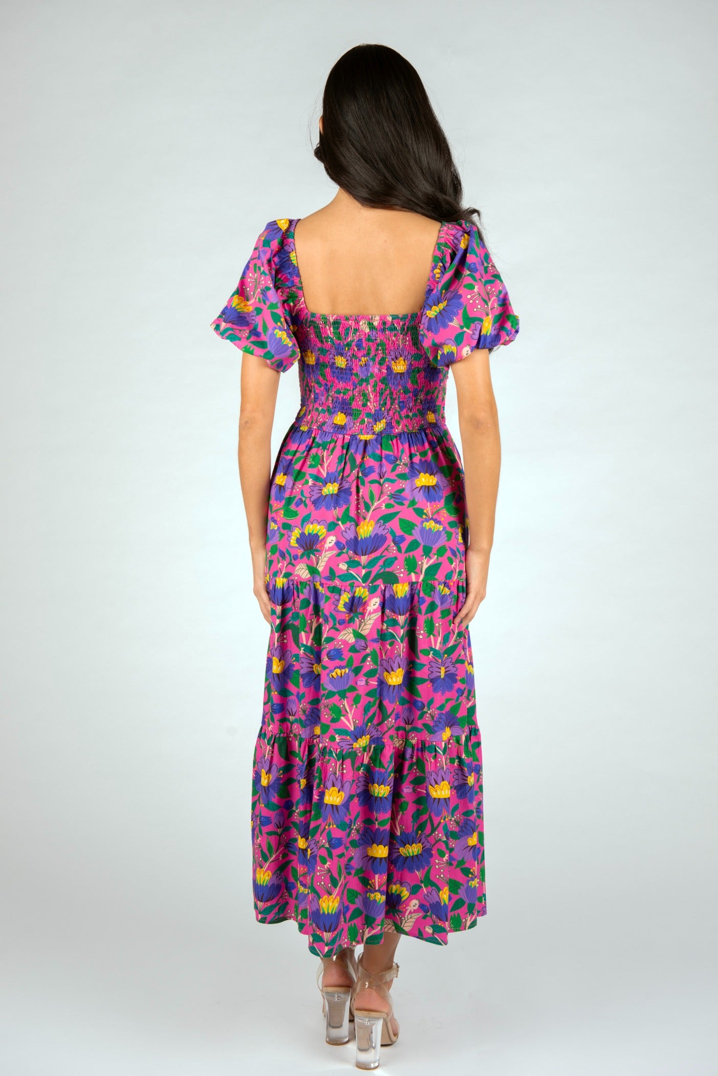 Clara Floral Printed Dress