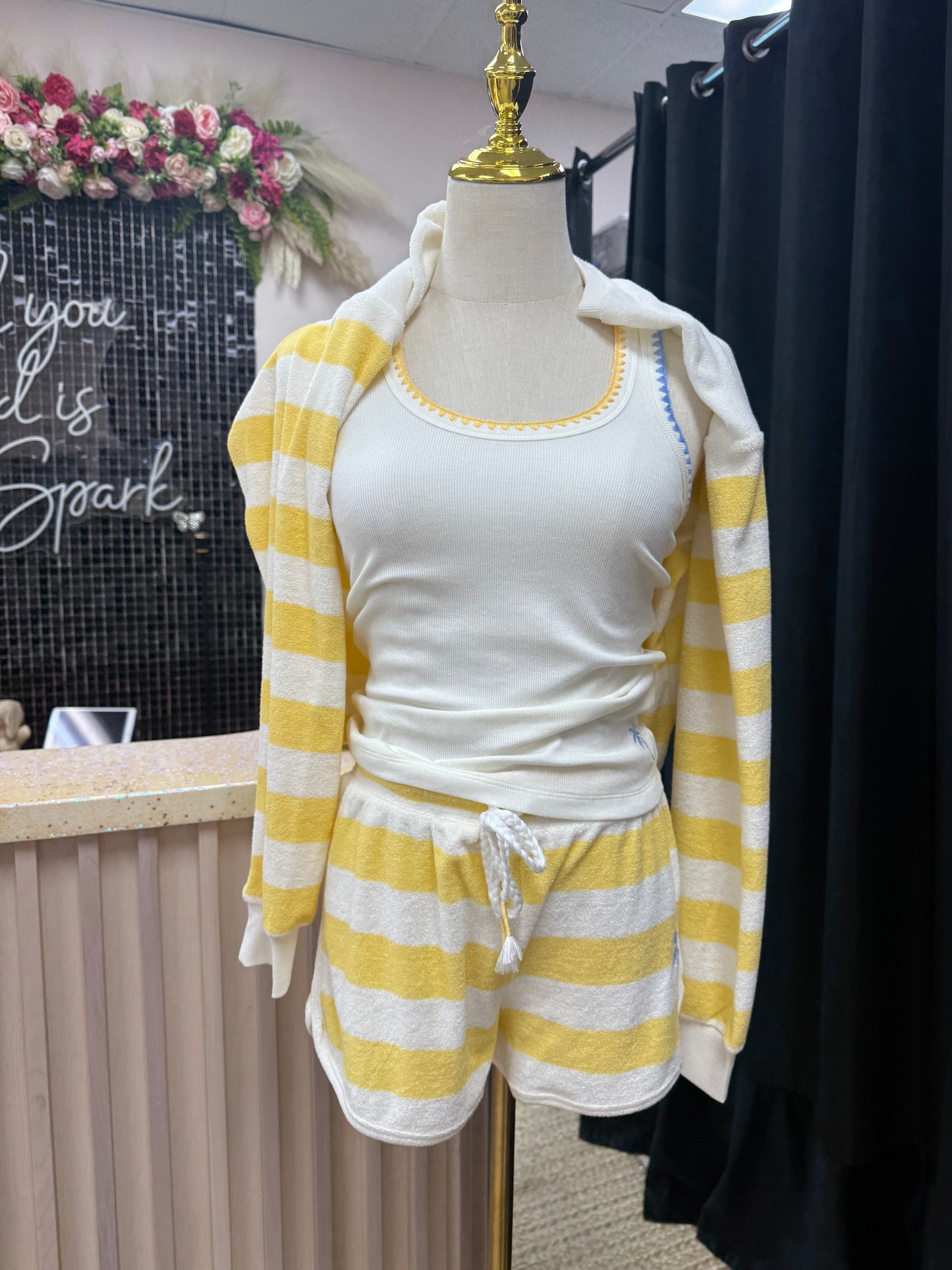 Charlee Cabana Embroidered Tank PJ Salvage