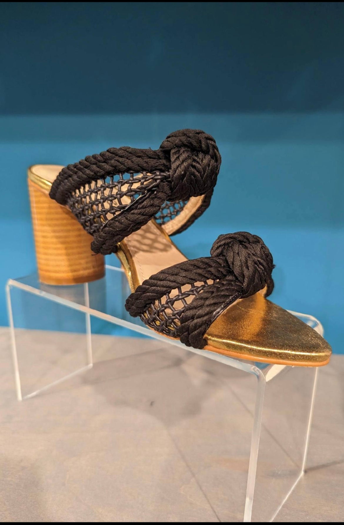Roberta Double Knot heel