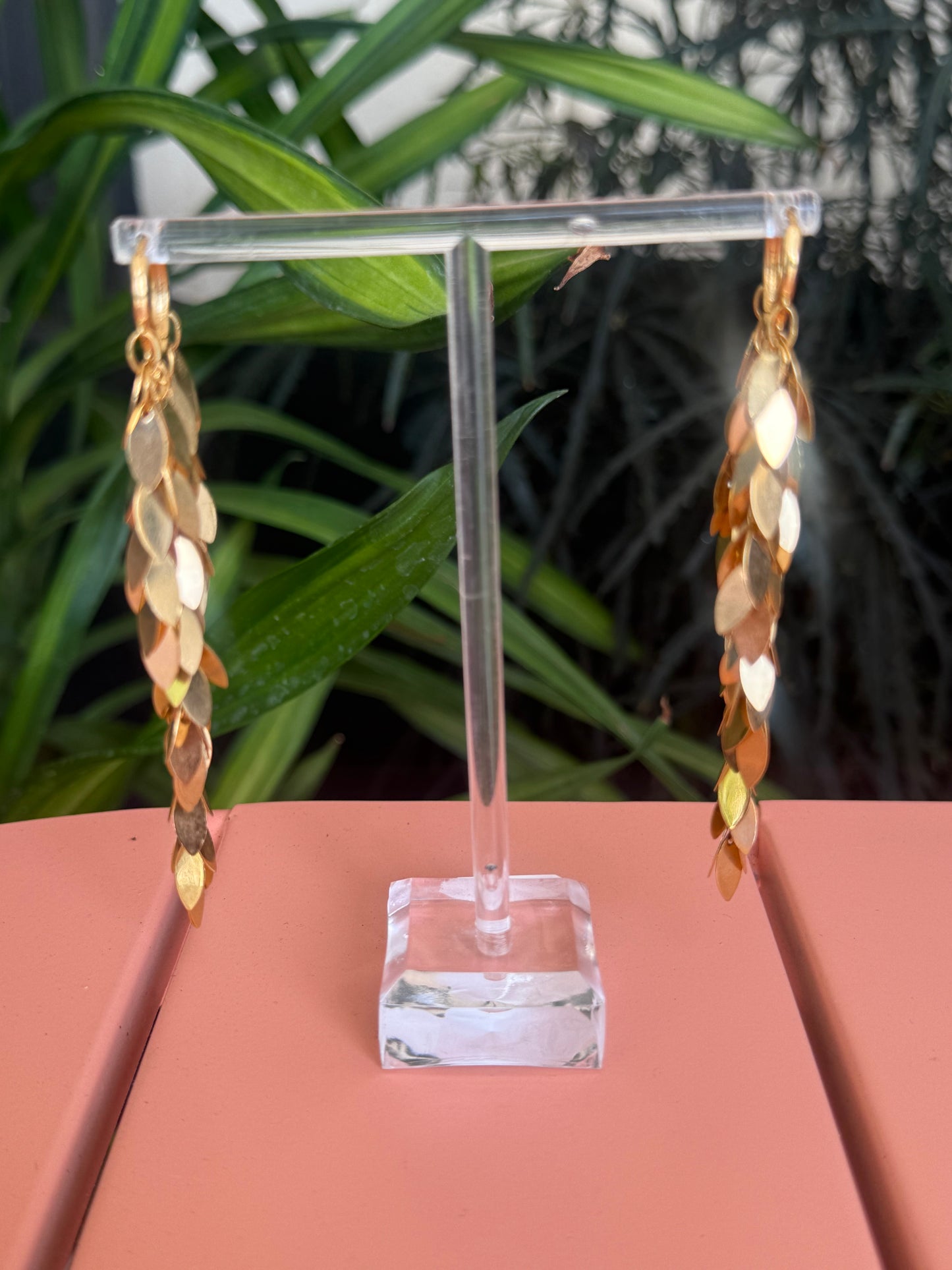 Dangling Gold Earrings