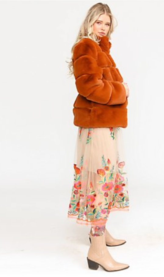 Veronica Fur Jacket The Spark Boutique