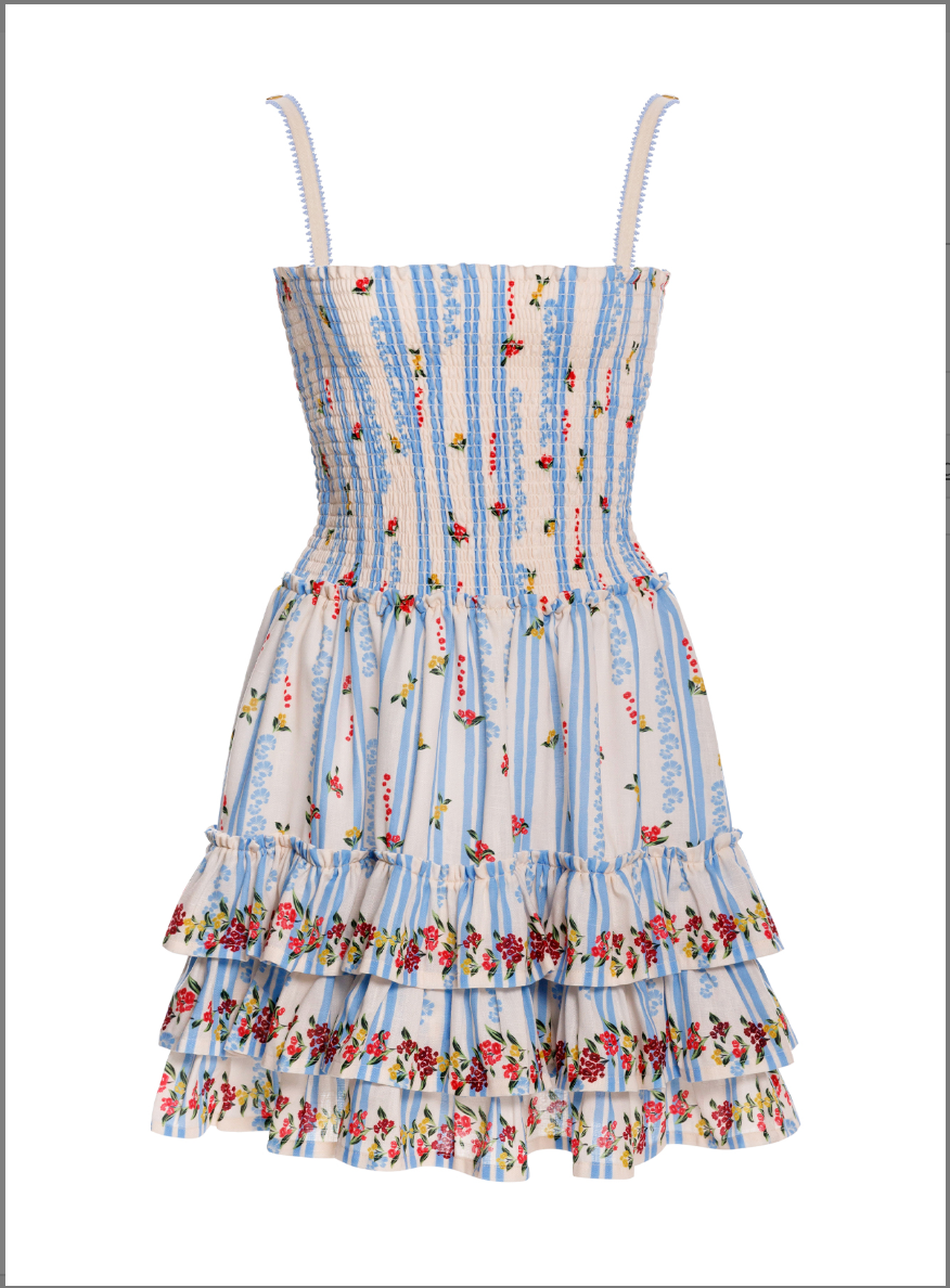 Andrea Mini Smocked Dress