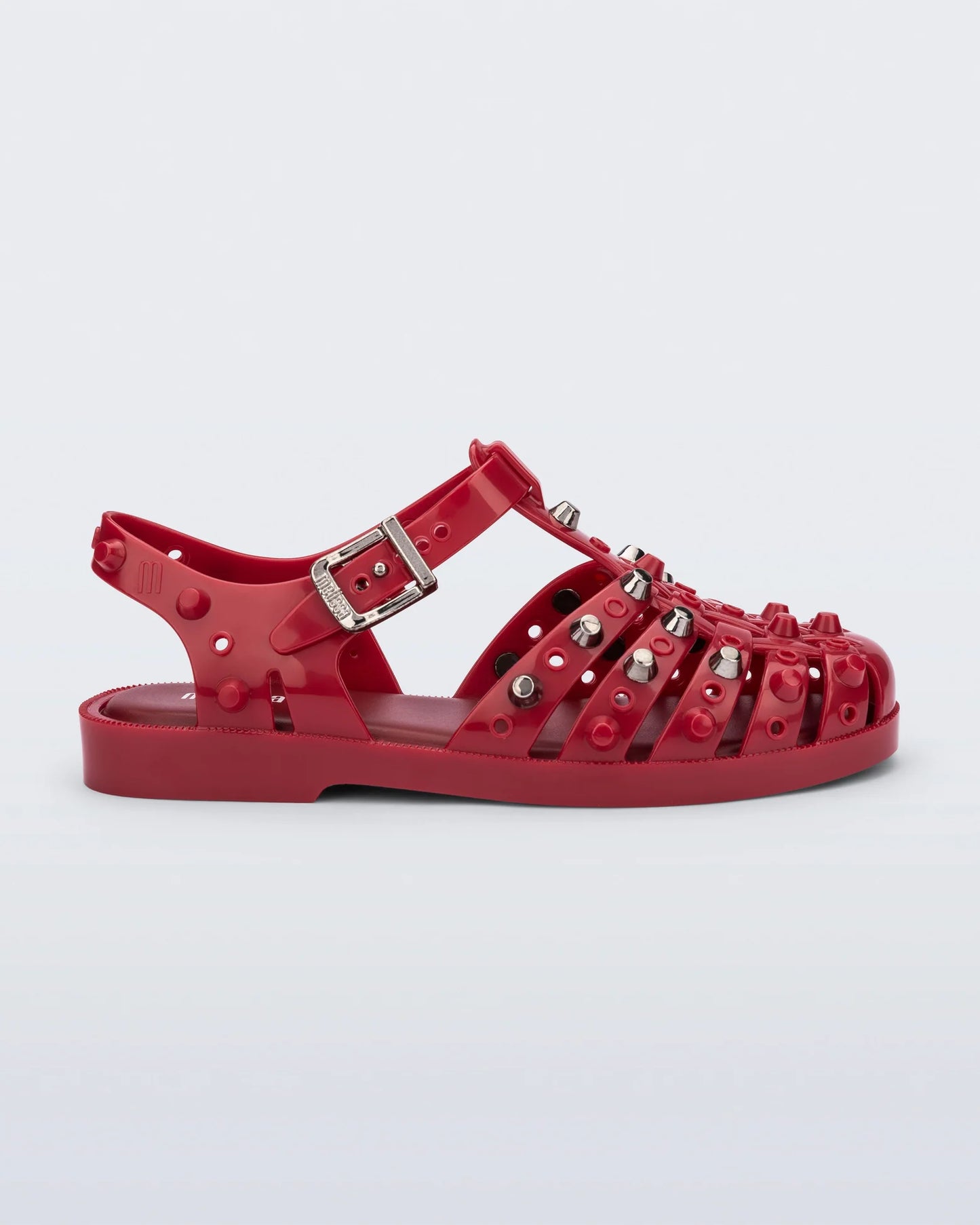 Studded sandals
Jelly sandals
Fisherman sandals
Women's sandals
Comfortable sandals
Silver spike sandals
Studded jelly sandals
Edgy fisherman sandals
Metallic stud sandals
Adjustable strap sandals
Rule-breaking sandals
Iconic jelly sandals
PVC sandals
Wear-resistant sandals
Adjustable ankle strap sandals
Buckle closure sandals
Flexible insole sandals
Light-as-air sandals
Scented sandals (bubblegum scent)
Casual sandals
Summer sandals
Fashion sandals
Statement sandals
Unique sandals