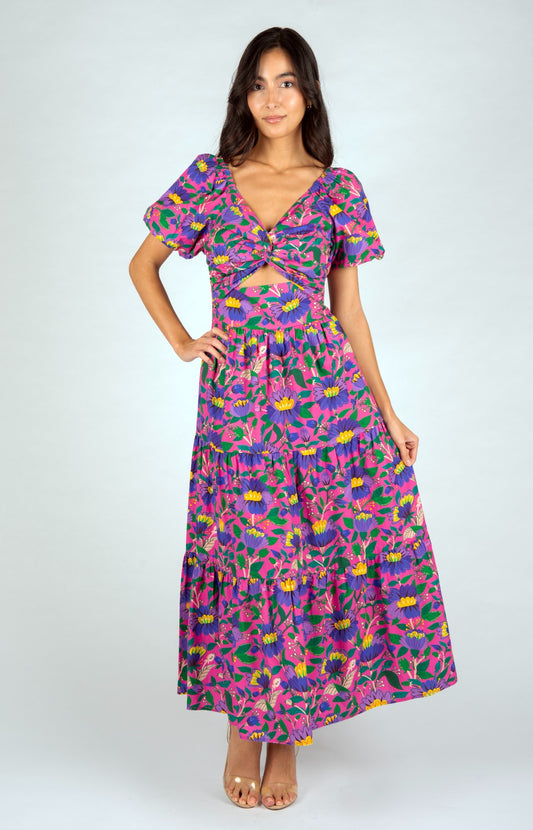 Clara Floral Printed Dress