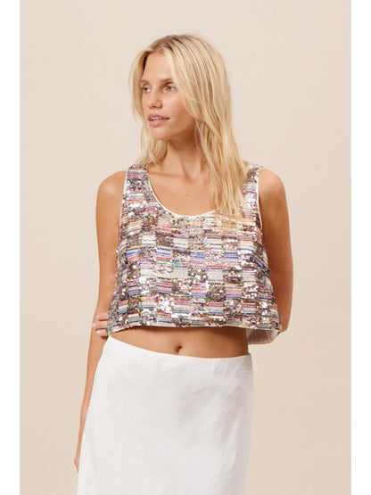 Veronique Sequined Top