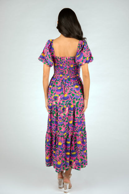 Clara Floral Printed Dress