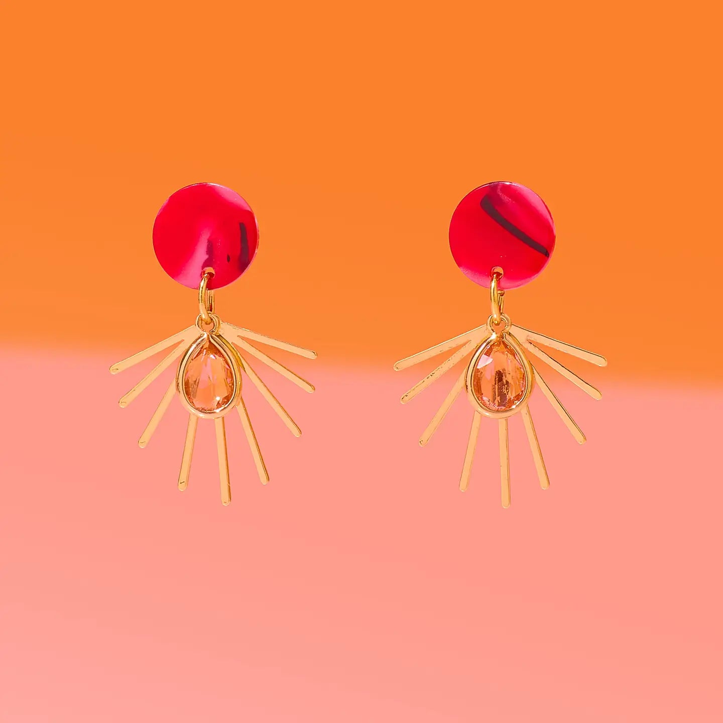 Randee Red Small Dangles