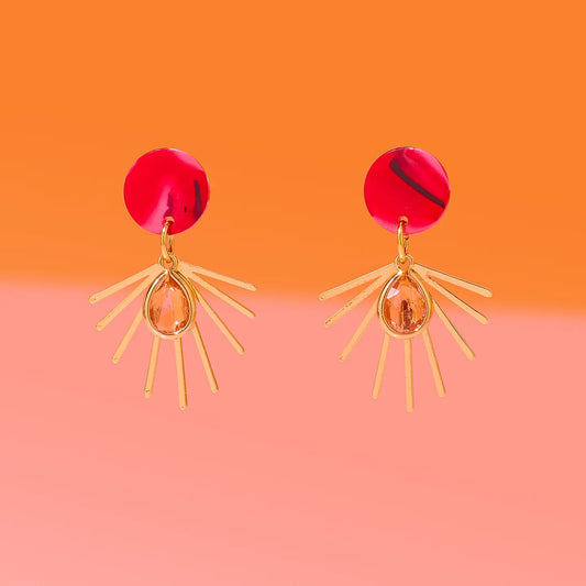 Randee Red Small Dangles