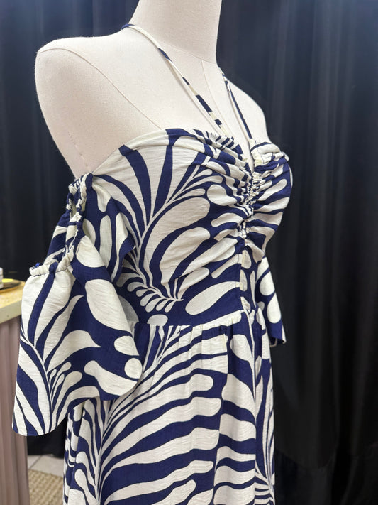 Pia Printed Midi Dress