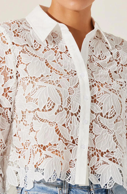 Penny Floral Lace Top