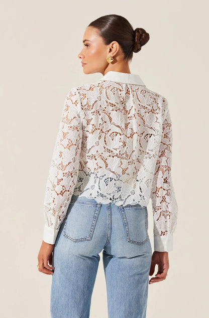 Penny Floral Lace Top