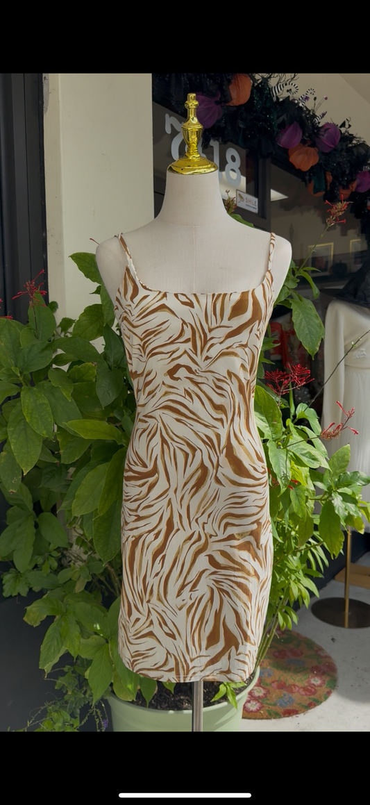 Harper Zebra Mini Dress