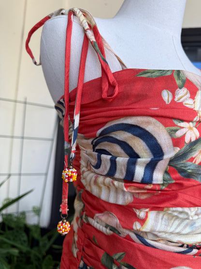 Lya Sea Shore Printed Balloon Dress