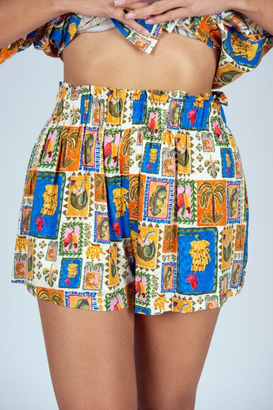 Bianka Printed Shorts
