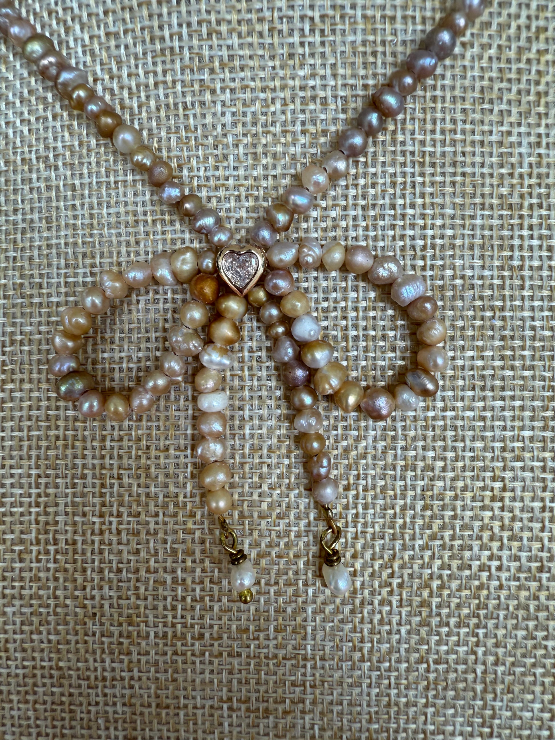 Bow Beaded Necklace Suzy T Designs