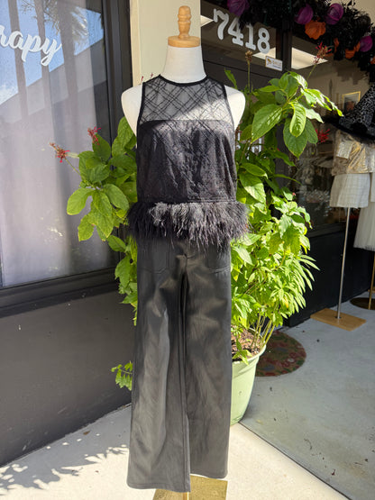 Geneveve Faux Leather Pant