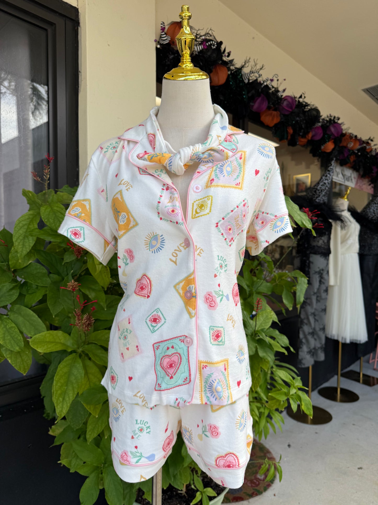 Lucinda Lucky Me PJ Set with Headband