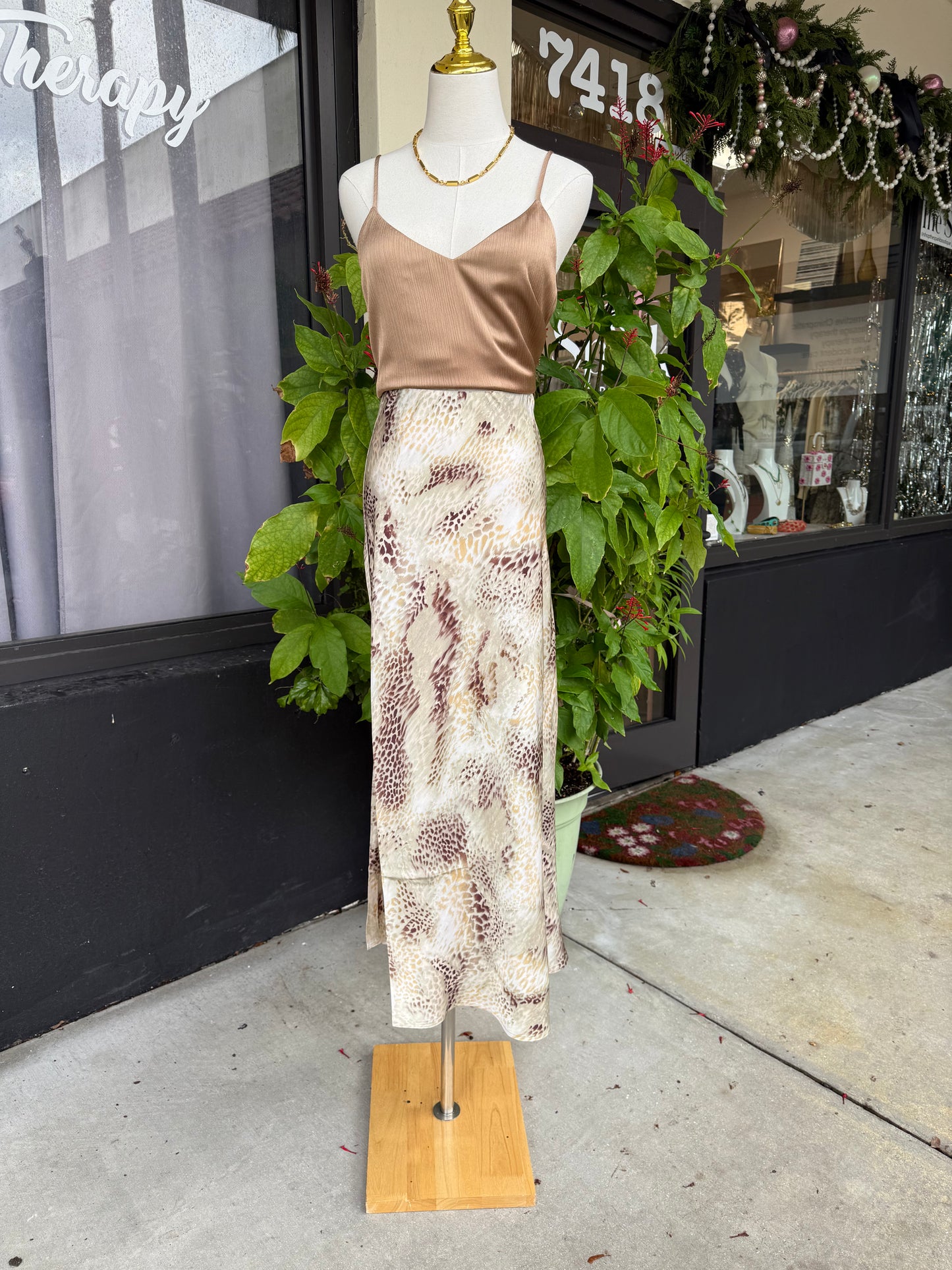 Gloria Sating Tank Top