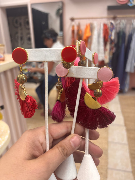 Raffia Earrings