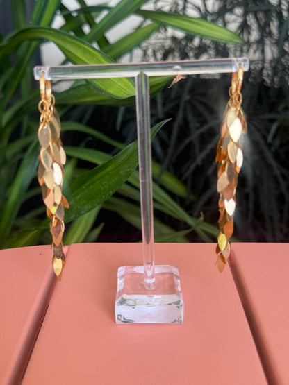 Dangling Gold Earrings