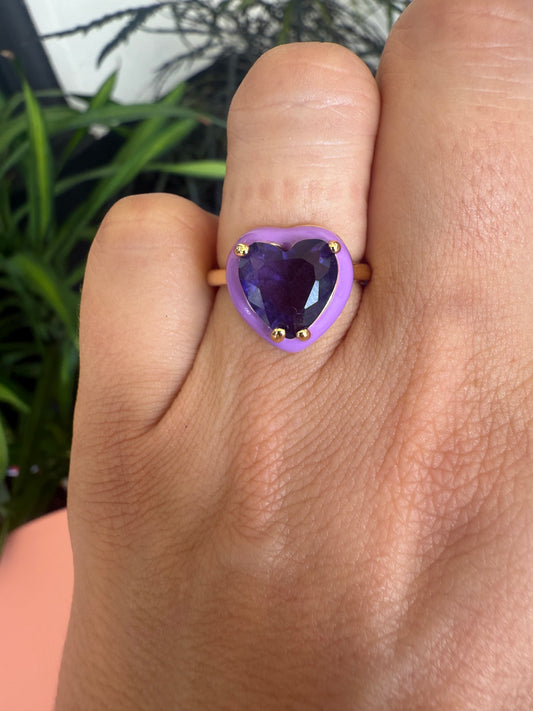 Heart Gem Ring