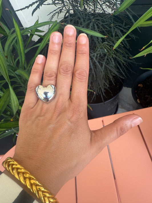heart Adjustable Rings