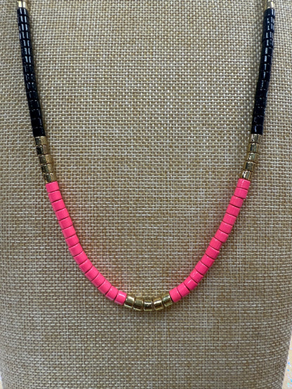 Long Beaded Multi-colored necklace