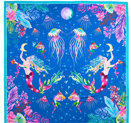 Arielle Sea Silk Square