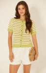 Grace Striped Cardigan