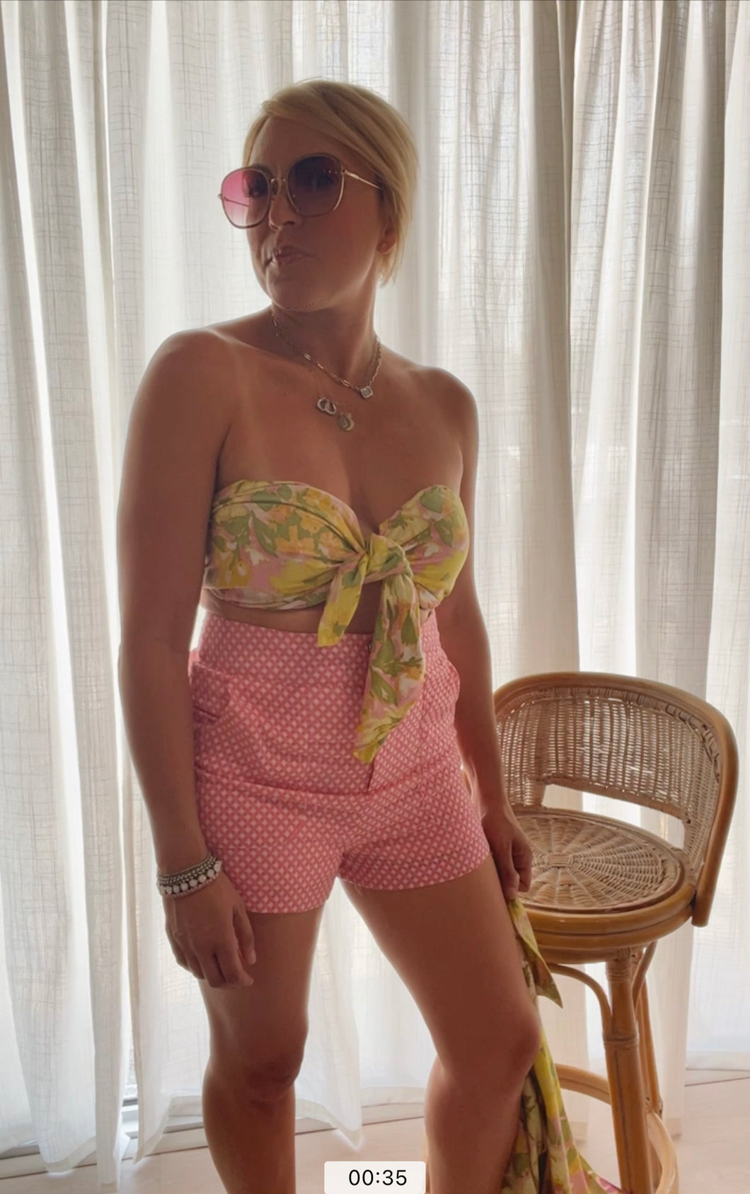 Frida Tie Crop